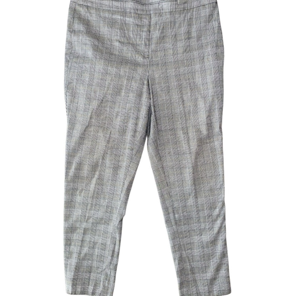 NY Collection • Plaid • Cropped • Dress Pants • XL